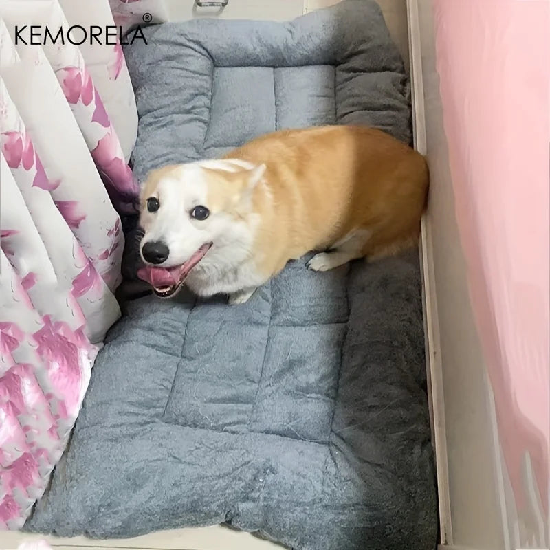 Extra Large Plush Dog Sofa Bed - feature view