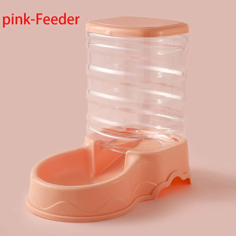 3.8L Automatic Pet Feeder and Water Fountain - from above