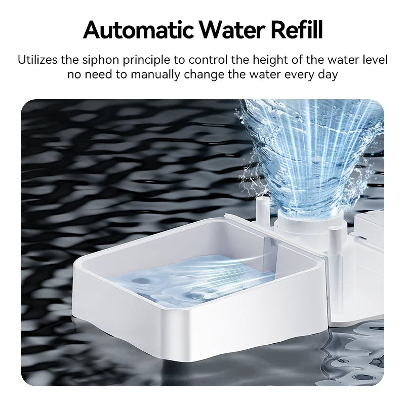 WiFi Smart Pet Feeder and Water Fountain (8.5L) - detail