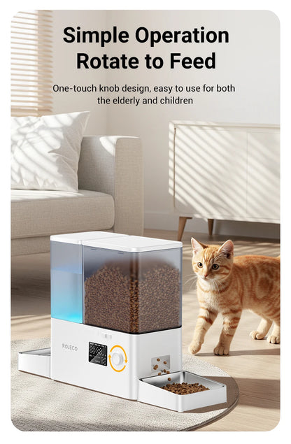 2-in-1 Automatic Pet Feeder and Water Fountain (8.5L) - view 13