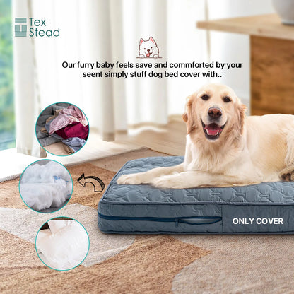 Orthopedic Dog Bed Cover for Large Dogs (Washable) - view 12