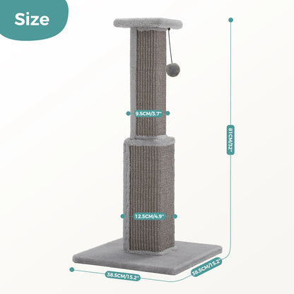 Large Sisal Cat Scratching Post with Dangling Ball - L / AMT0316GY