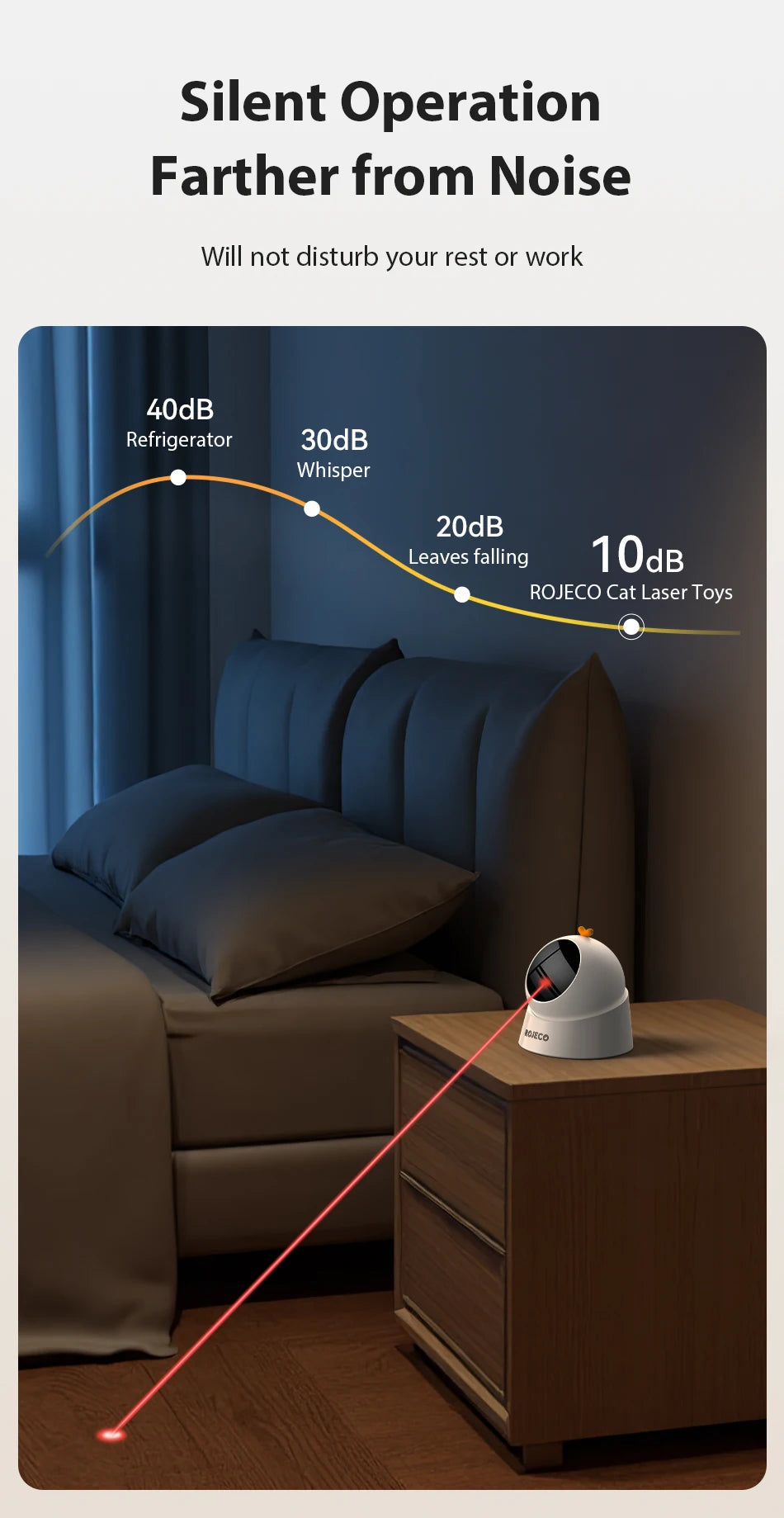 Automatic 360 Degree Laser Cat Toy - view 19