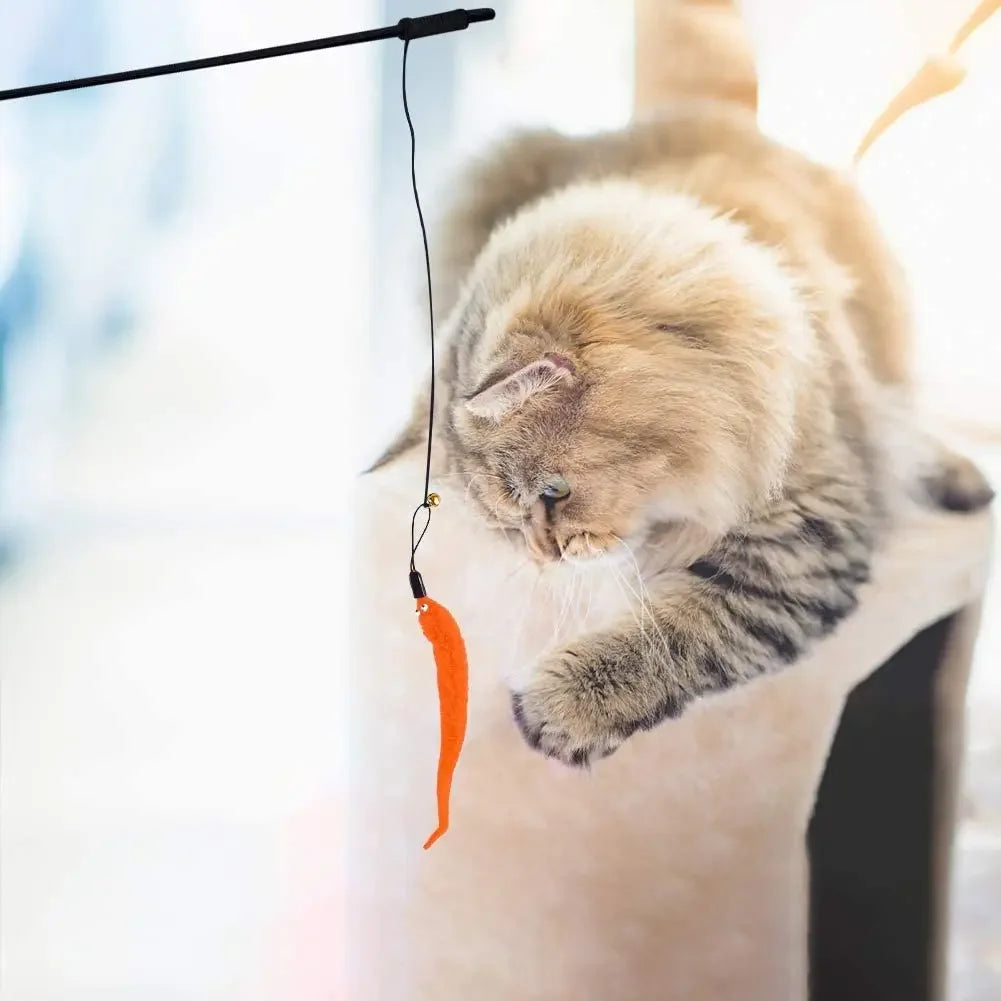Interactive Cat Wand Worm Refill Attachments - view 13
