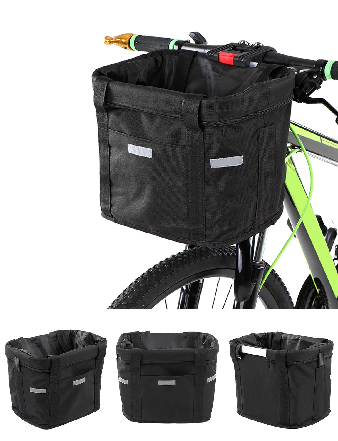 Removable Bicycle Pet Carrier Basket for Dogs and Cats - view 13