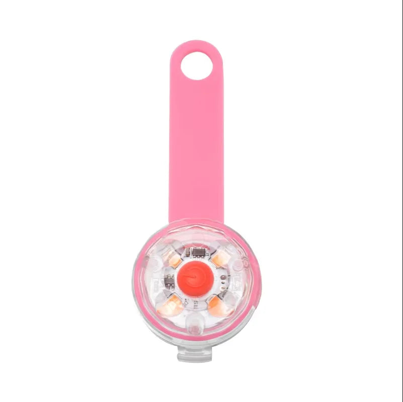 LED Waterproof Pet Collar Safety Light - Pink