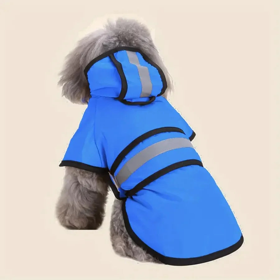 Waterproof Windproof Adjustable Dog Raincoat - feature view