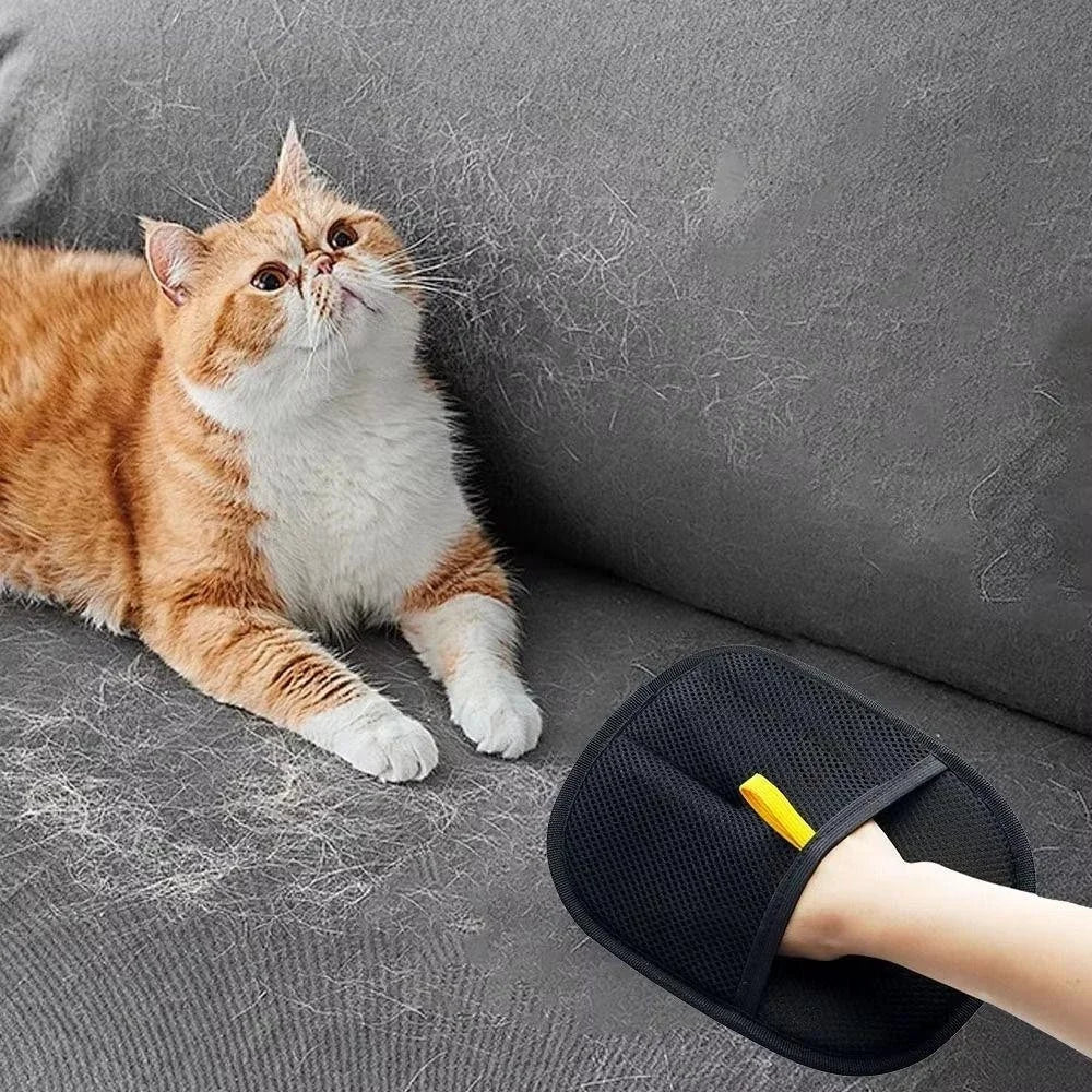 Washable Pet Hair Remover Gloves - feature view