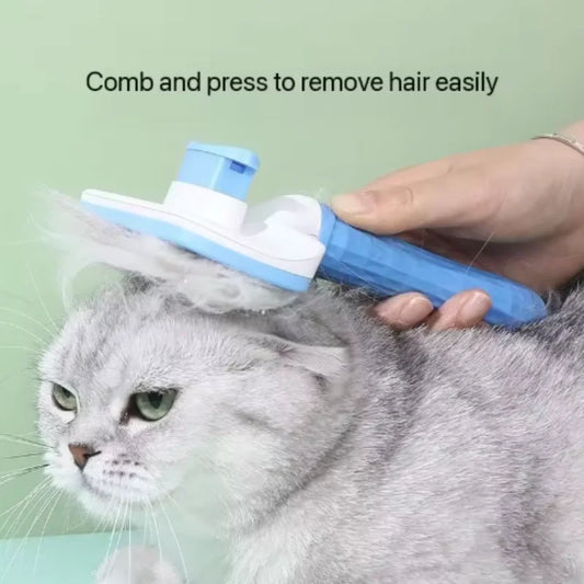 Self-Cleaning Needle Pet Comb for Cats and Dogs