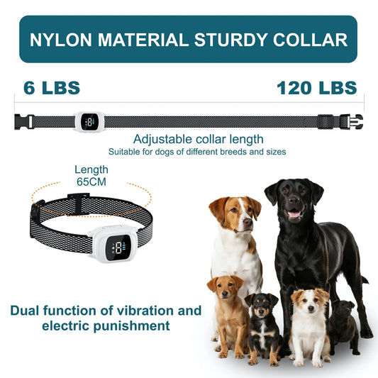 Waterproof Auto Anti-Barking Dog Collar (USB-C Rechargeable) - side view