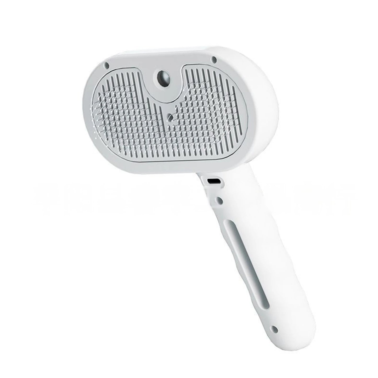3-in-1 Steam Spray Pet Grooming Brush - White