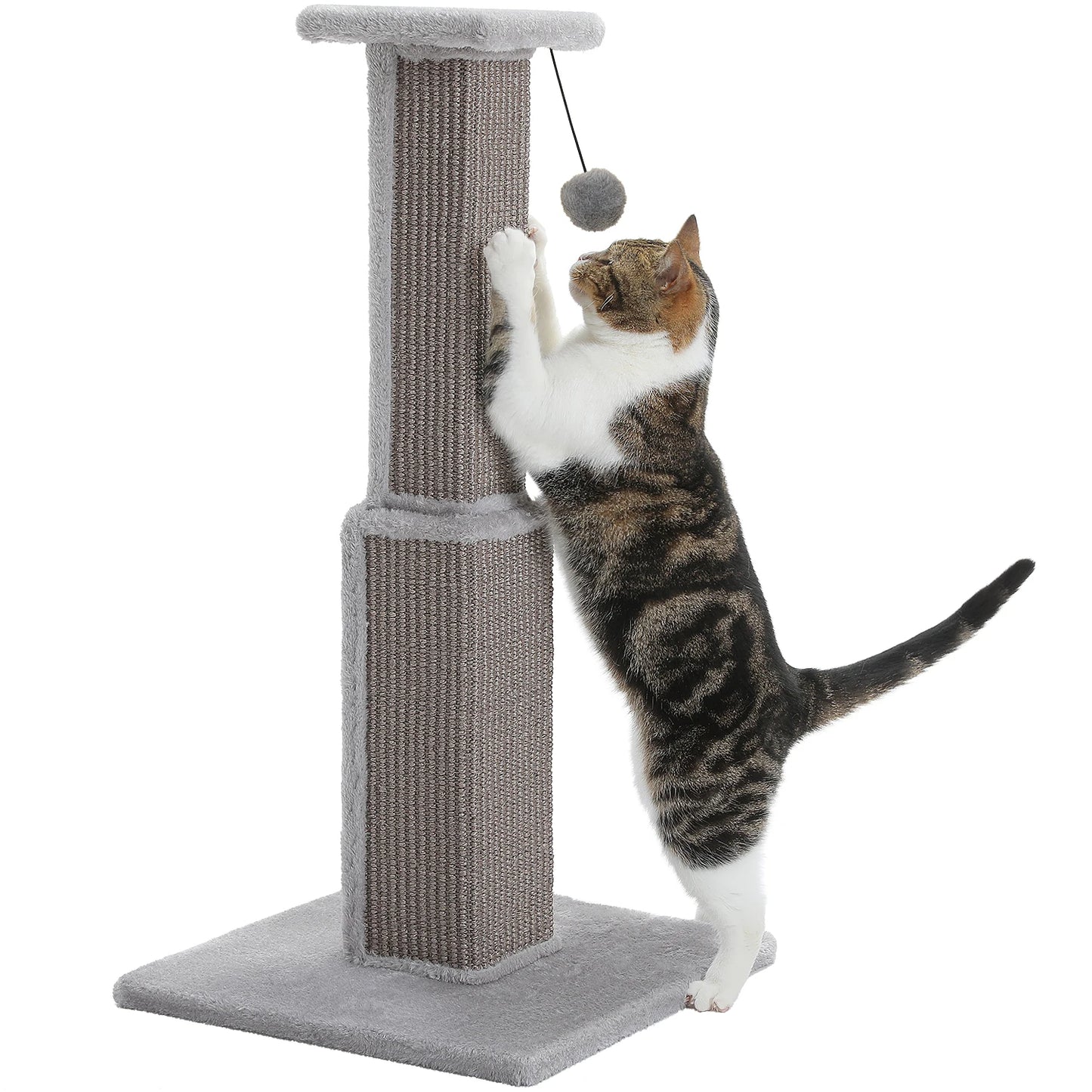 Large Sisal Cat Scratching Post with Dangling Ball - view 24