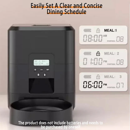 2L Programmable Auto Pet Feeder with Voice Recording - feature view