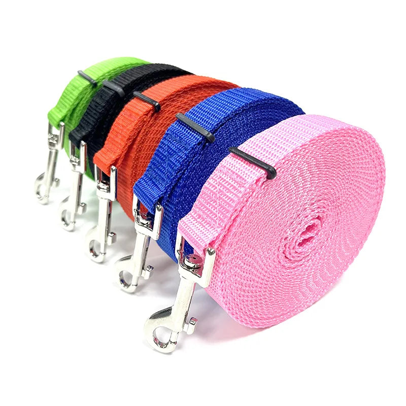 Long Nylon Dog Training Leash (4ft to 100ft) - lifestyle