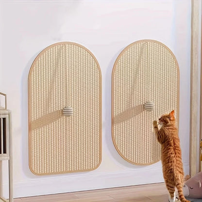 Sisal Cat Scratching Pad with Attached Toy