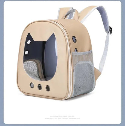 Foldable Transparent Pet Backpack for Cats and Small Dogs - view 24