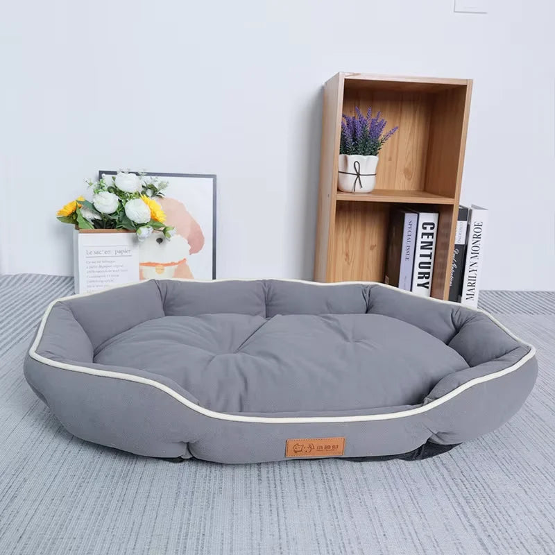 Spacious Pet Sofa Sleeping Bed for Large Dogs - XXL / Grey