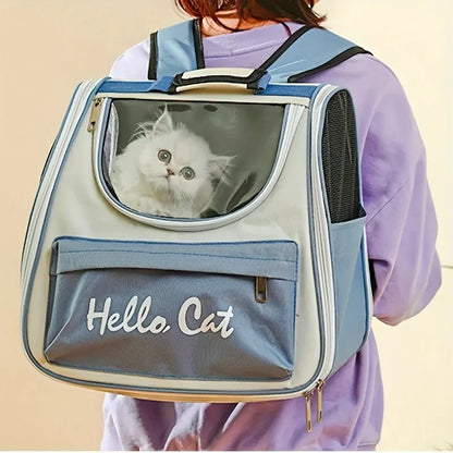 Collapsible Mesh Pet Backpack for Cats and Small Dogs - feature view