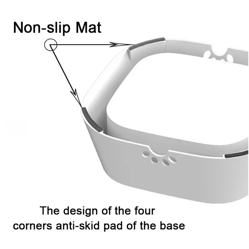 Anti-Spill Floating Pet Drinking Bowl - in use
