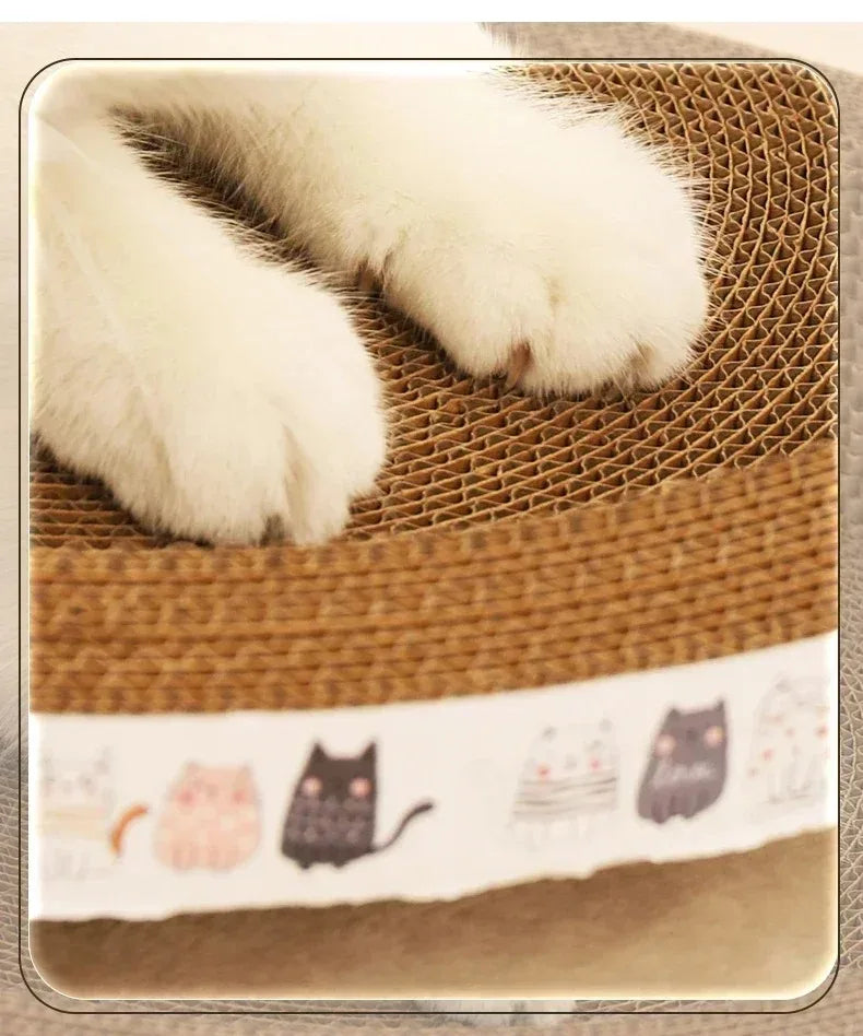 Corrugated Cardboard Cat Scratcher and Bed - view 11
