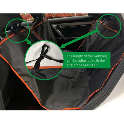 Scratchproof Oxford Dog Car Seat Cover Hammock - feature view