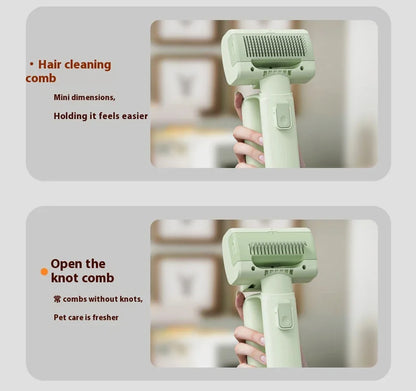 Pet Grooming Vacuum Kit with 5 Brushes for Cats and Dogs - detail