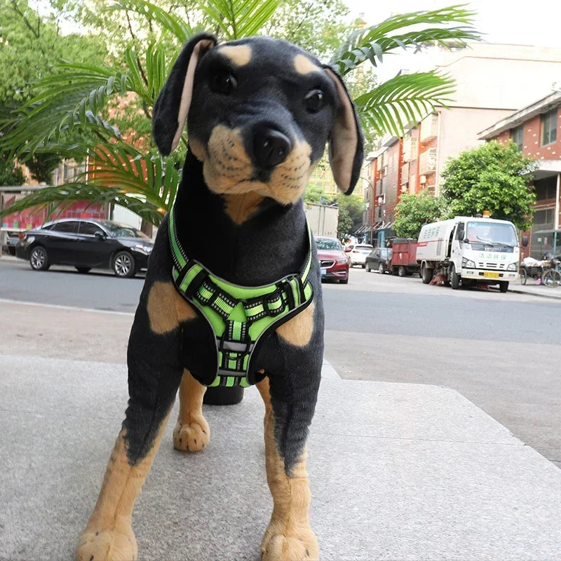Adjustable No-Pull Reflective Dog Harness - view 12