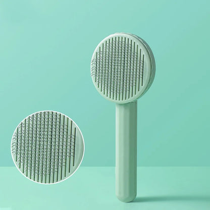 Self-Cleaning Needle Pet Comb for Cats and Dogs - feature view