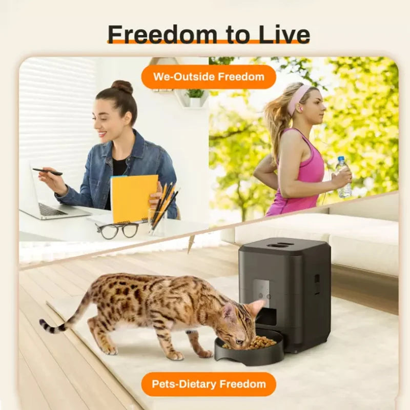 2L Programmable Auto Pet Feeder with Voice Recording - view 11