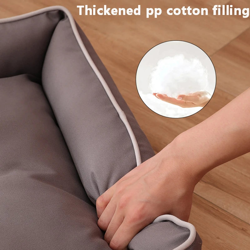 Bite-Resistant Waterproof Dog Bed for Large Dogs - close-up