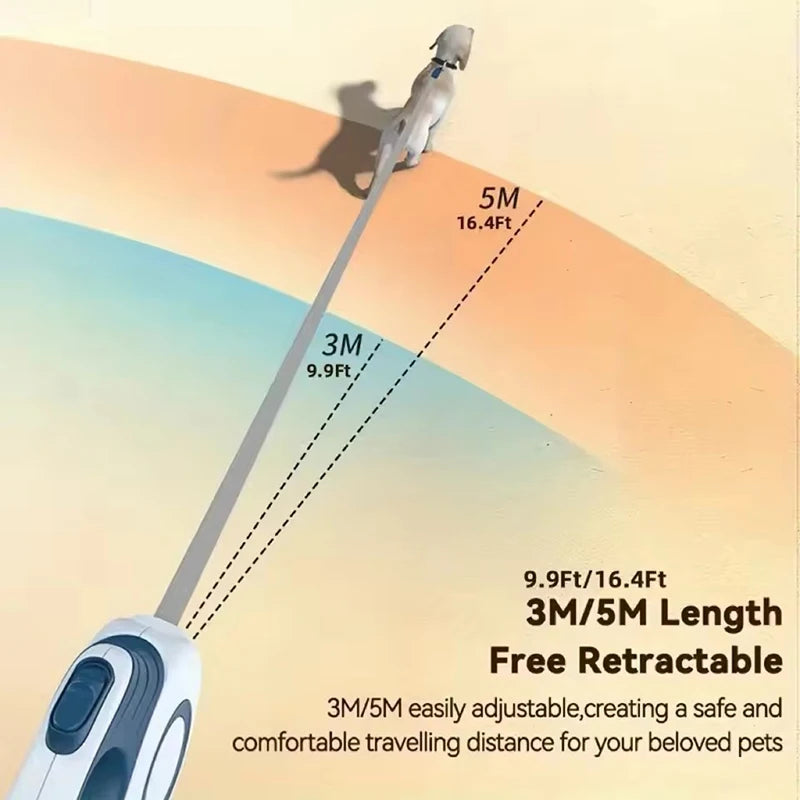 Automatic Retractable Leash for Small Dogs and Cats - close-up