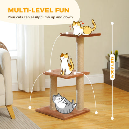 Cat Activity Tree with Hammock and Removable Perch - view 26