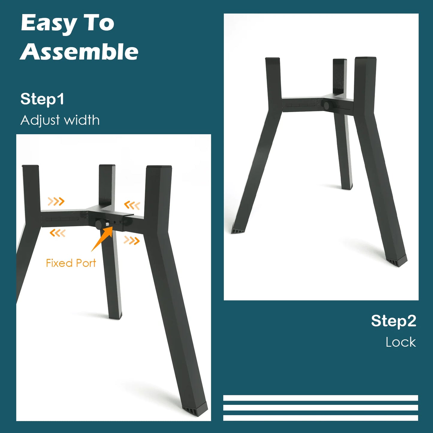 Metal Adjustable Raised Dog Bowl Stand for Large Dogs - lifestyle