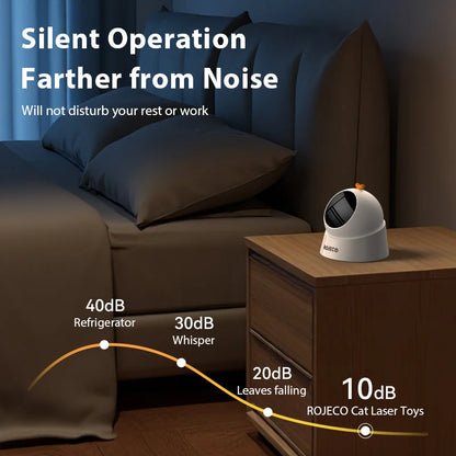 Automatic 360 Degree Laser Cat Toy - lifestyle