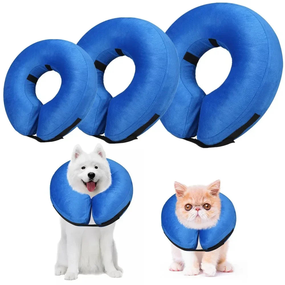Inflatable Recovery Cone Collar for Dogs and Cats