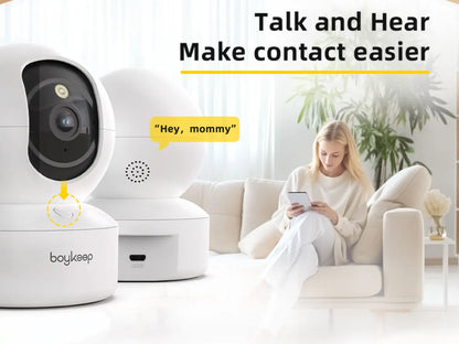 2K Pet Camera with WiFi App, 360 Pan-Tilt and 2-Way Audio - alternate angle