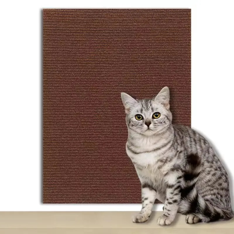Self-Adhesive Cat Scratcher Sofa Protector - Brown / 40X200CM