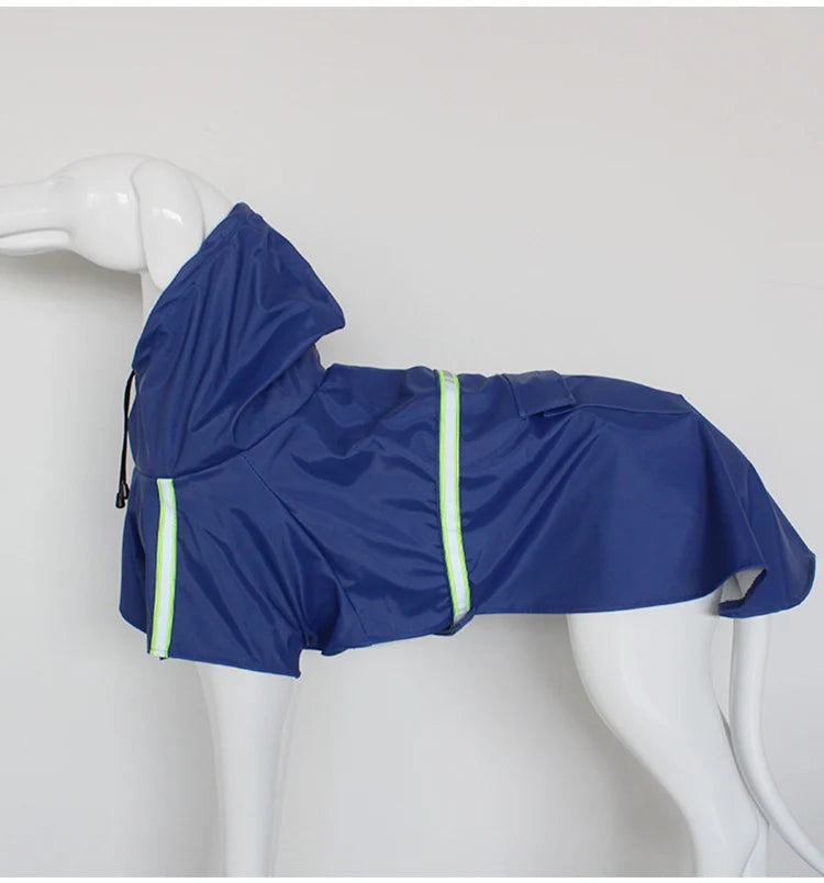 Hooded Reflective Dog Raincoat for Medium and Large Dogs - view 16