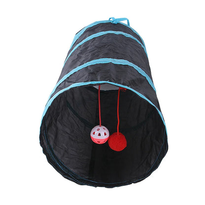 Foldable Cat Tunnel with Crinkle Paper for Indoor Play - view 15