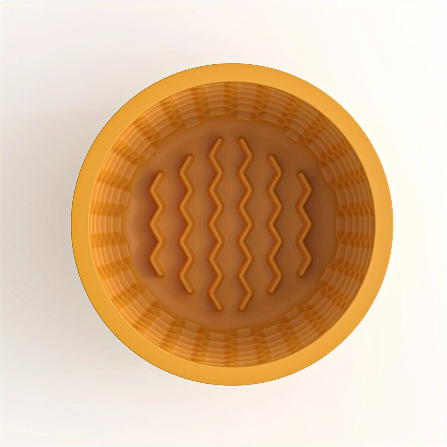 Silicone Slow Feeder Dog Bowl for Small and Medium Breeds - close-up