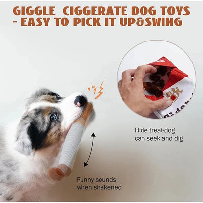 Cigarette Box Plush Squeaky Dog Toy (Funny Gift) - view 11