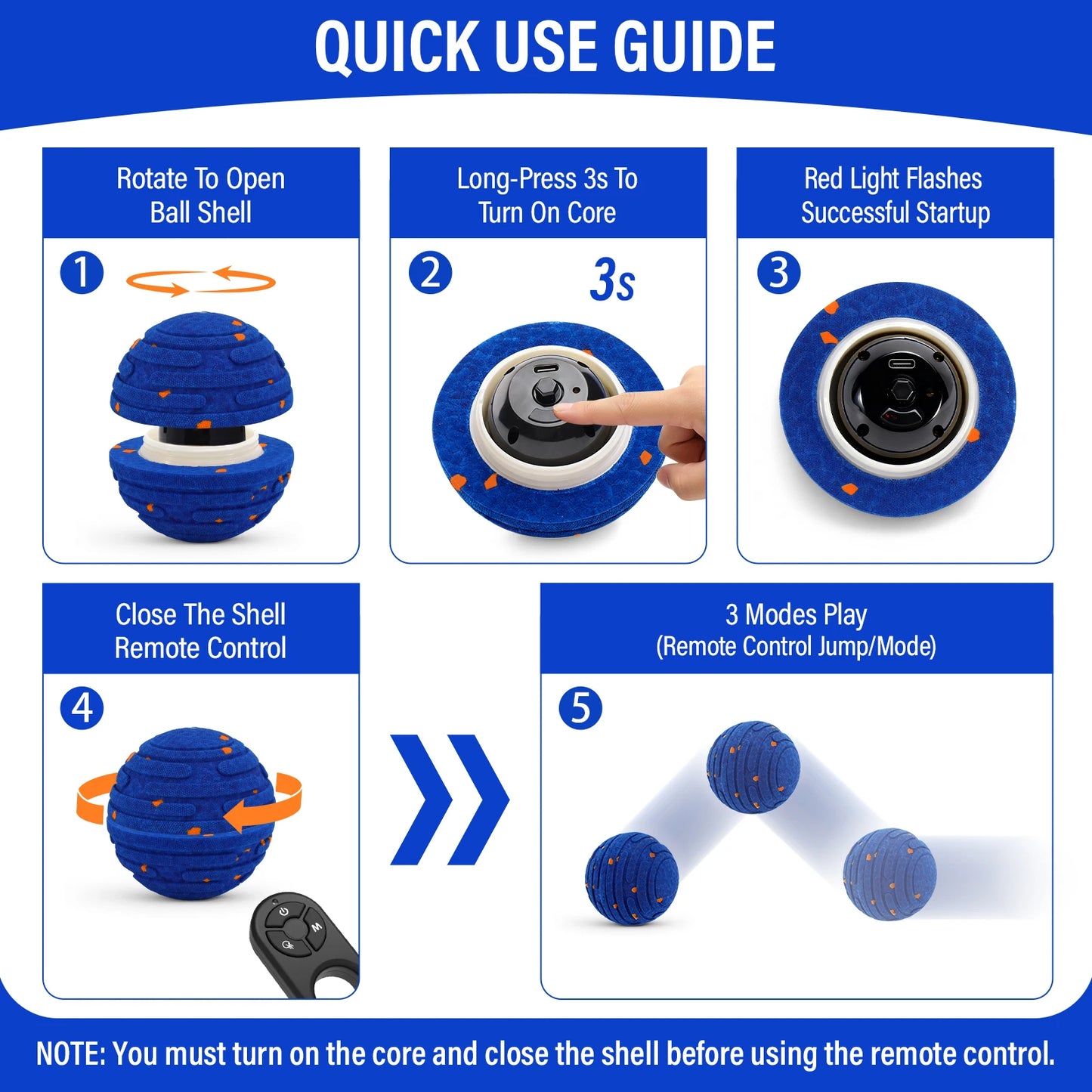 Indestructible Auto-Moving Smart Dog Ball for Tough Chewers - detail