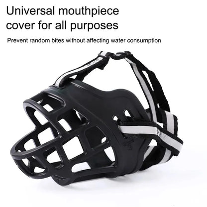 Breathable Anti-Barking Muzzle for Medium and Large Dogs - close-up