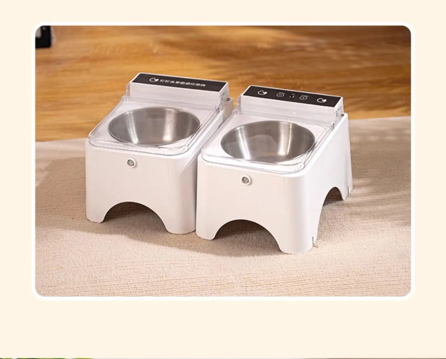 Smart Cat Food Bowl with Infrared Sensor Auto-Open Lid - view 11