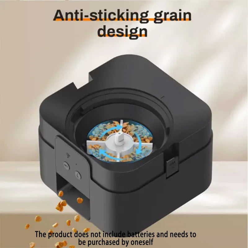 2L Programmable Auto Pet Feeder with Voice Recording - alternate angle