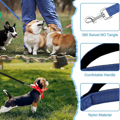 Long Nylon Dog Training Leash (4ft to 100ft) - side view