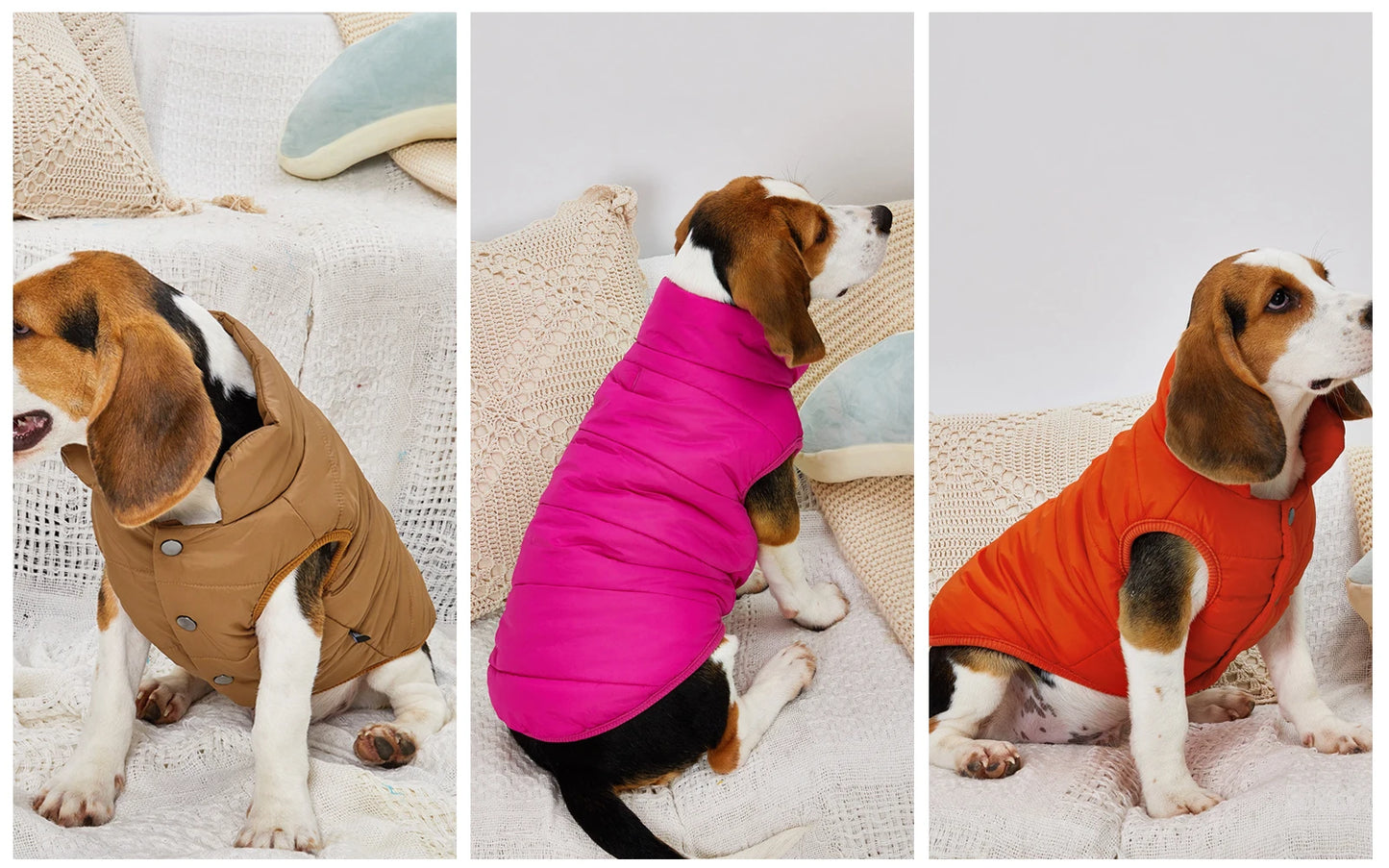 Cold-Proof Winter Dog Jacket with Fleece Lining - view 12