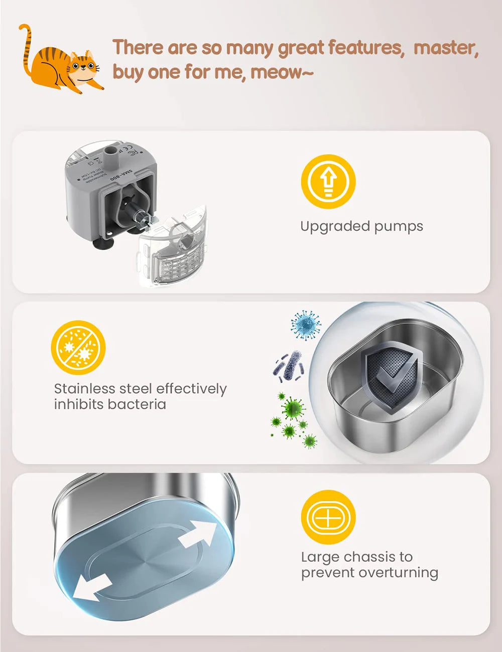 Smart Automatic Cat Water Fountain - view 12
