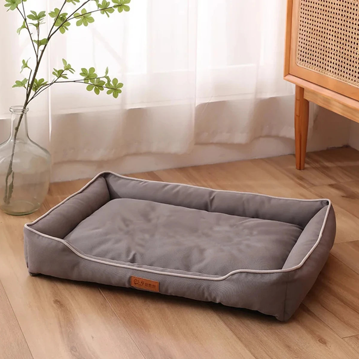 Bite-Resistant Waterproof Dog Bed for Large Dogs - XL-84x56x14cm / Gary
