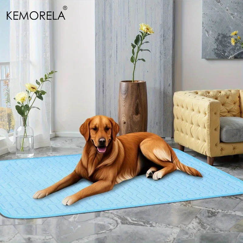 Summer Cooling Mat and Bed for Dogs and Cats - close-up